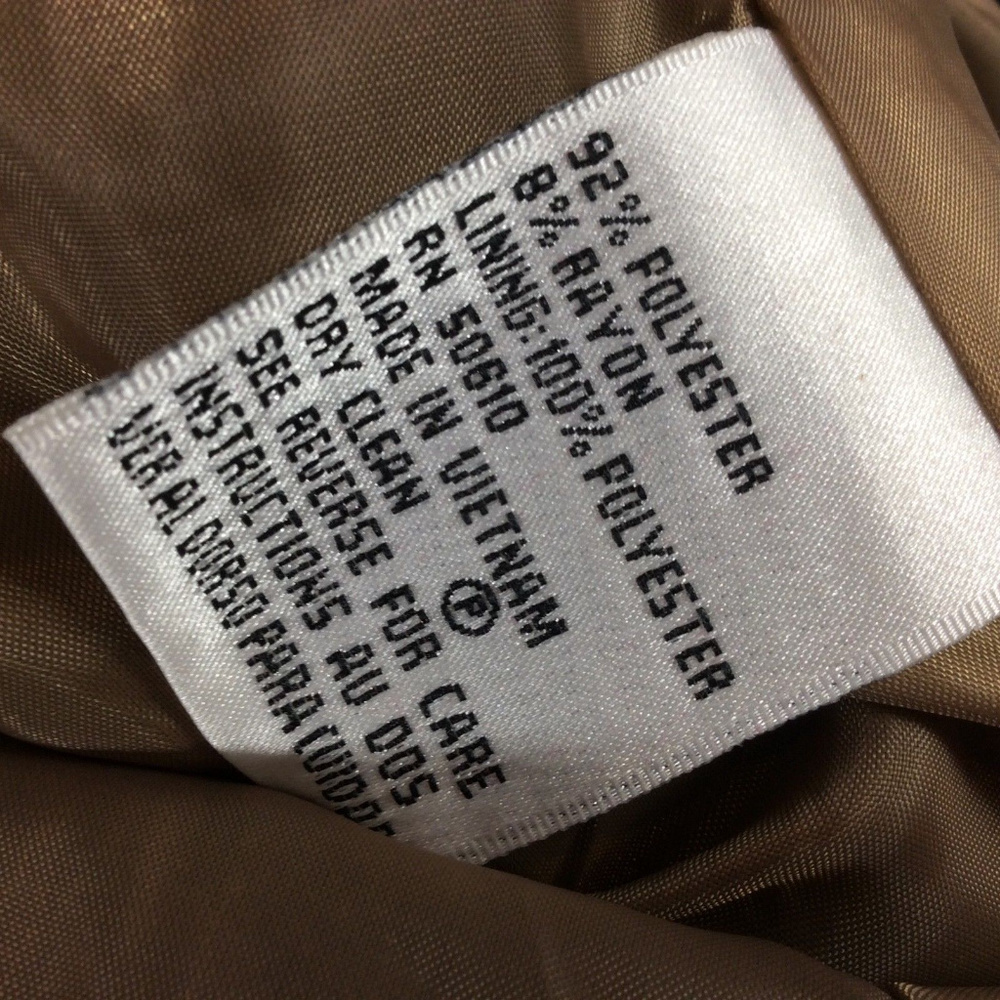 Le Suit Black Champagne Blazer Jacket 14 - Picture 7 of 7